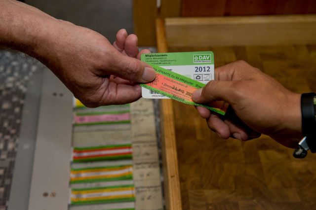 Die Schlafmarke – ein wichtiges Detail der Übernachtung! Foto: DAV/Thilo Brunner